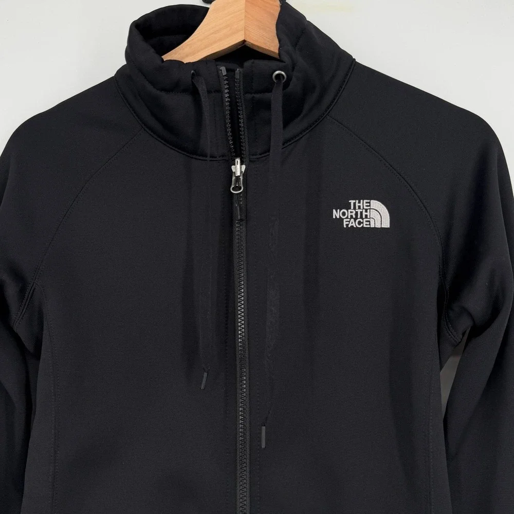 The North Face Women's Black Full Zip Jacket Pockets Sz S‎